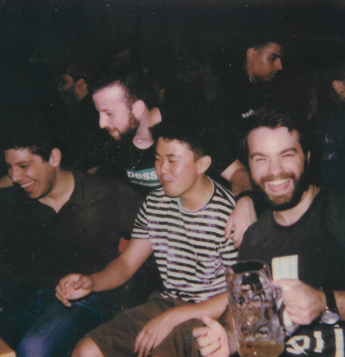 Crowd gathered at a social event
